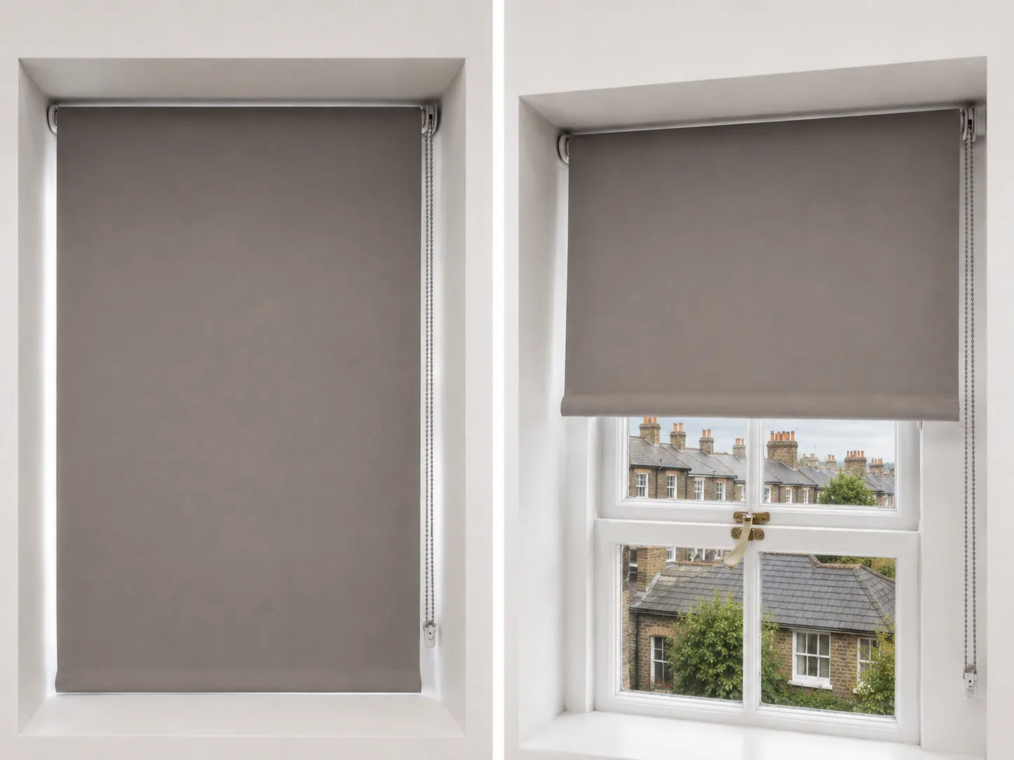Roller blinds installation